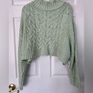 Free People Cropped Sweater